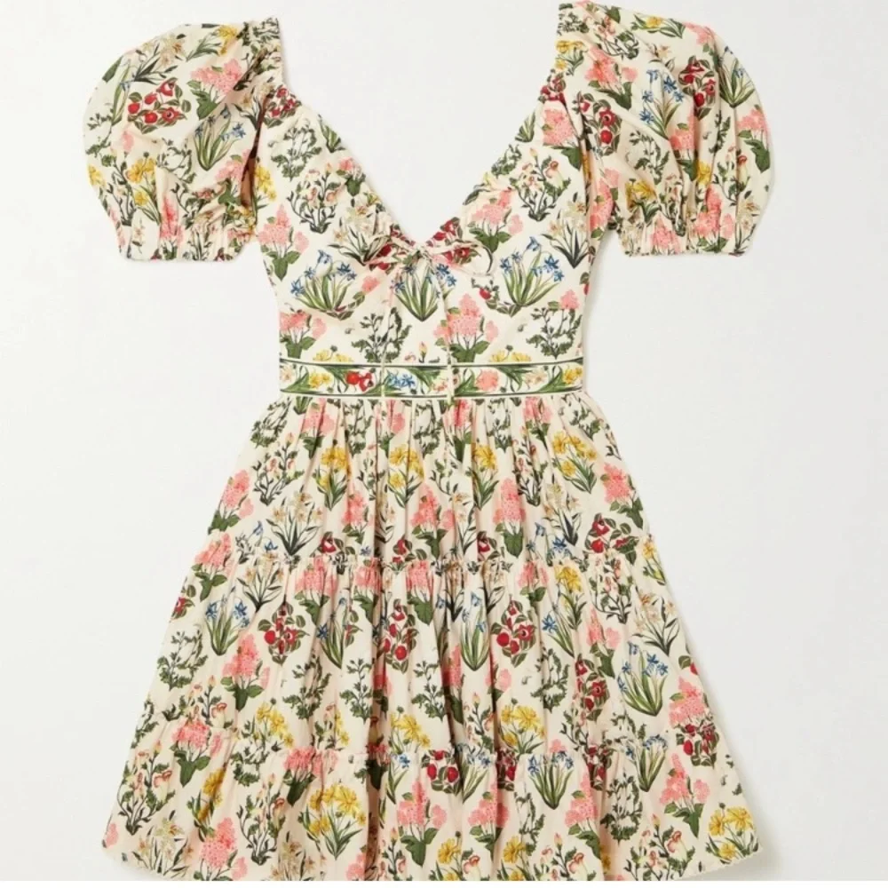 Agua by Agua Bendita Manzanilla Magdalena Amane puff sleeve dress 💕 🌹 - Picture 2 of 9